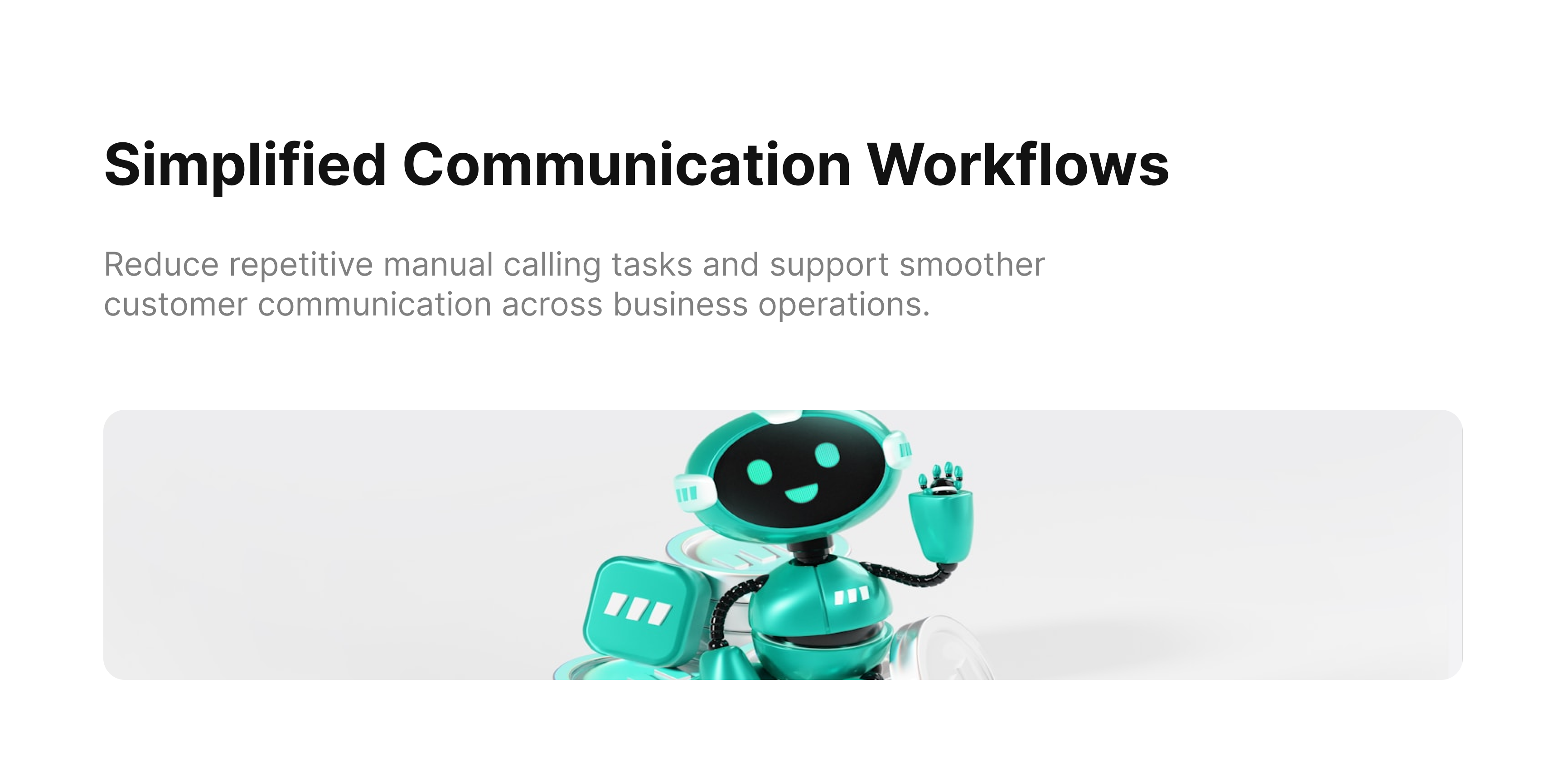 Simplified Workflows