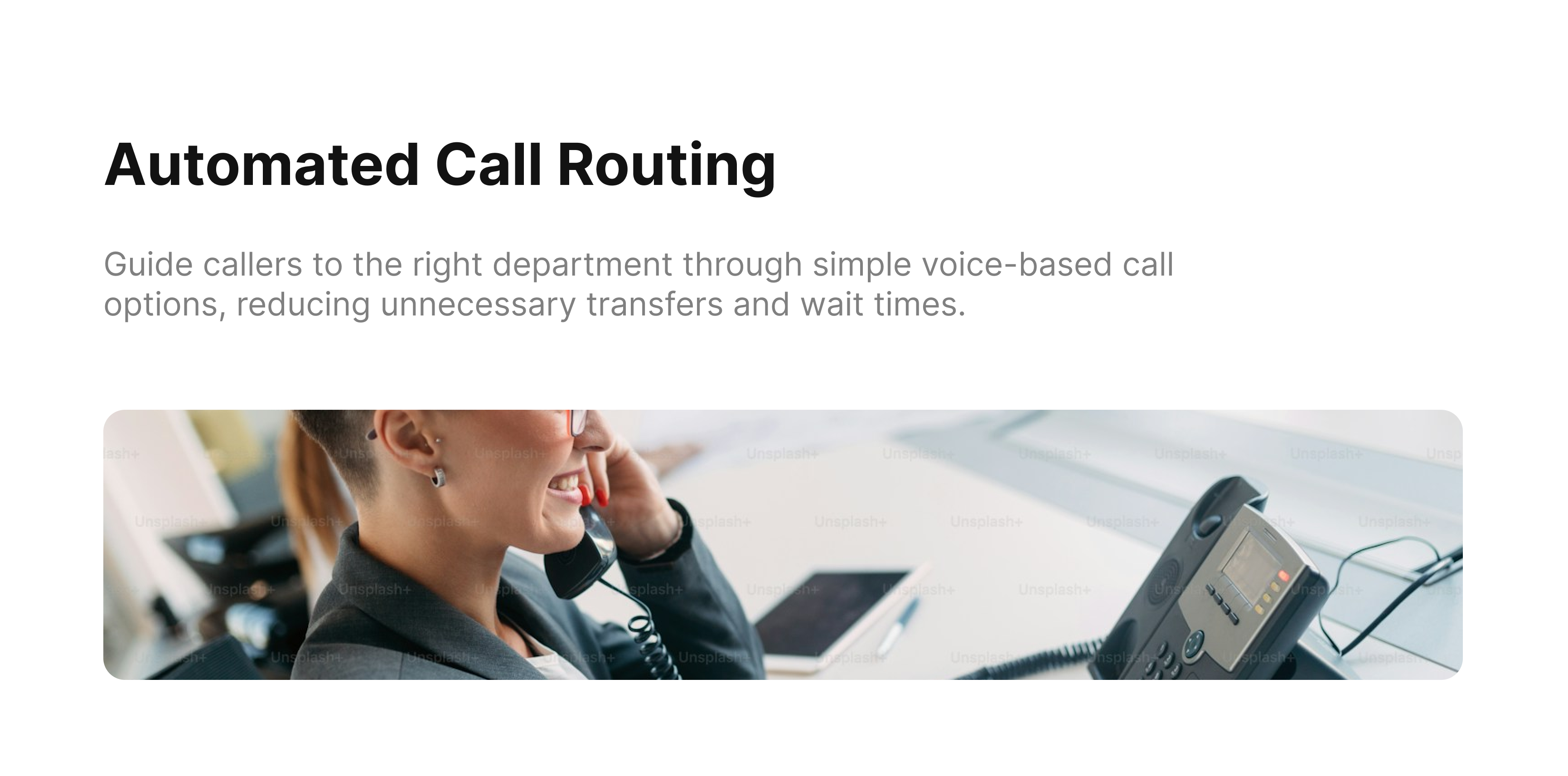 Automated Call Routing